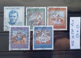 TS21 - Timbre serie - Elvetia - Helvetia 1959 Mi699-680