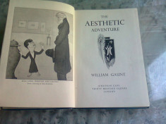 THE AESTHETIC ADVENTURE - WILLIAM GAUNT (CARTE IN LIMBA ENGLEZA) foto