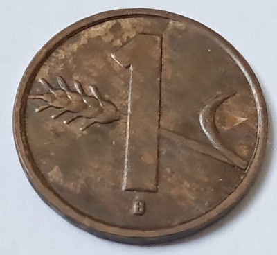 Elvetia, 1 Rappen 1953 foto