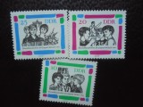DDR-INTALNIREA TINERETULUI GERMAN 1964-SERIE COMPLETA-NESTAMPILATE