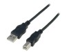 Cablu USB 2.0 A-B 1,8m Negru, Digitus