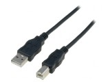 Cablu USB 2.0 A-B 1,8m Negru, Digitus