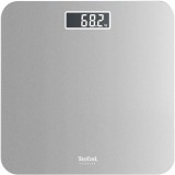 Cantar de baie TEFAL Premiss PP1801V0, capacitate 160 kg, pornire/oprire automata, platforma sticla securizata, argintiu