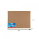 Panou pluta, rama lemn, 50x70 cm - OFFISHOP, S-COOL / OFFISHOP