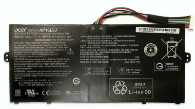 Baterie Laptop, Acer, Spin 1 SP111-32N, SP111-33, SP111-34N, 2ICP4/91/91, AP16L5J, 7.7V, 4670mAh, 36Wh foto