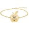 Elma - Bratara personalizata invatatoare din argint 925 placat cu aur galben 24K