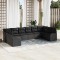vidaXL Set de canapele pentru grădină 10 pcs Negru Rattan poli 3354552