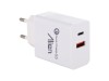 Incarcator Retea USB A + Tip C, 2.4A, Quick Charge 3.0