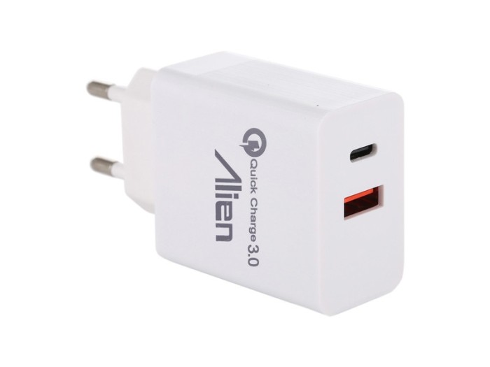 Alim USB A x1 retea 2.4A QC3.0+Tip C