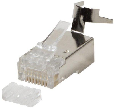 Mufa RJ45 Cat6a Cat7 Cat7a Cat8.1 ecranata 8p8c 1.2-1.45mm 22-24AWG LOGILINK MP003 foto