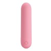 Vibratoare pentru incepatoare - Stefan Mini Vibrator Masator Roz Super Puternic 10 Moduri de Vibratie Reincarcabil Rezistent la Apa