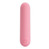 Vibratoare pentru incepatoare - Stefan Mini Vibrator Masator Roz Super Puternic 10 Moduri de Vibratie Reincarcabil Rezistent la Apa