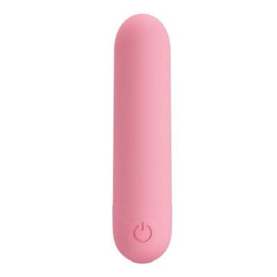 Vibratoare pentru incepatoare - Stefan Mini Vibrator Masator Roz Super Puternic 10 Moduri de Vibratie Reincarcabil Rezistent la Apa foto