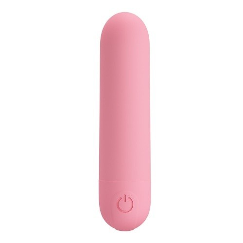 Vibratoare pentru incepatoare - Stefan Mini Vibrator Masator Roz Super Puternic 10 Moduri de Vibratie Reincarcabil Rezistent la Apa
