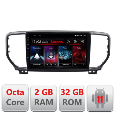 Navigatie dedicata Kia Sportage facelift 2019- D-sportagD-19 Lenovo Octa Core cu Android Radio Bluetooth Internet GPS WIFI DSP CarStore Technology foto
