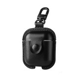 Husa Piele Usams pentru Airpods 1 / 2 BH475 Neagra BH475AP01