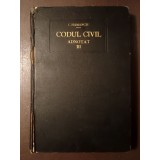 C. Hamangiu - Codul civil adnotat (vol. III: Art. 1169-1531) (1925)