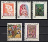 Cehoslovacia 1970 - Picturi din Galeria Nationala, serie neuzata
