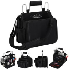 Geantă profesională pentru accesorii de coafură cu m&acirc;ner T02