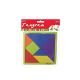 Set Didactic Daco Tangram, 7 Piese, Material Spuma, Multicolor