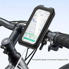 Suport pentru telefon mobil rotativ 360&deg;, rezistent la apa, pentru bicicleta electrica, motocicleta, bicicleta de munte, masina, rezistent la socuri,