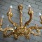 Boem candelabru salon din lemn masiv foitat in stilul Baroc piesa cu o lucrătură de o foarte mare finețe