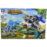 Lego dinozaur albastru si avion in zbor ql1729