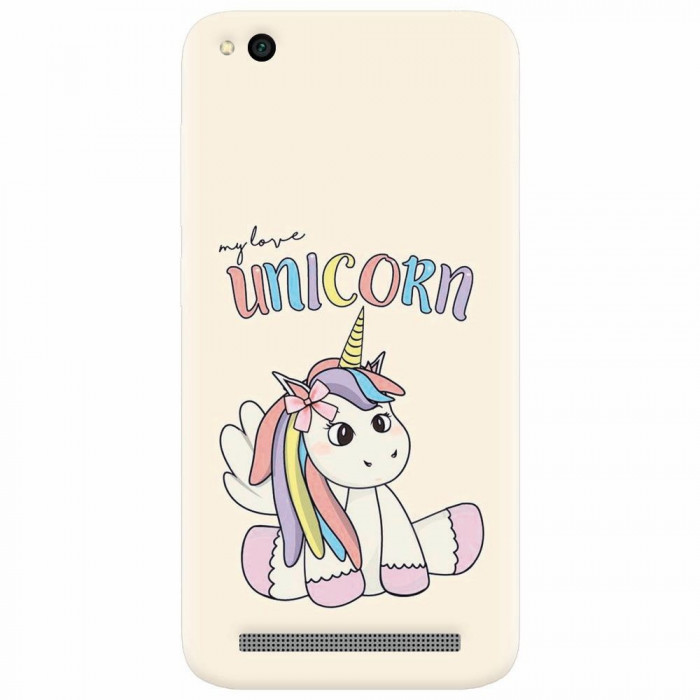 Husa silicon pentru Xiaomi Redmi 5A, My Love Unicorn
