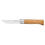 Cutit de buzunar N&deg;08, inox, 8,5cm, &quot;Tradition Luxe&quot;, Olive - Opinel