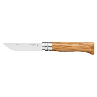 Cutit de buzunar N&amp;deg;08, inox, 8,5cm, &amp;quot;Tradition Luxe&amp;quot;, Olive - Opinel foto