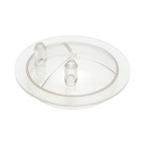 Capac transparent bidon 30L cu 2 iesiri pentru aparat de muls vaci Breckner Germany