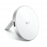 ESR - Wireless Charger HaloLock - MagSafe Compatible, with Kickstand - White