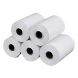 Set Etichete Termice Autoadezive, Zamo&reg;, 57x30mm x 5m, pentru Imprimanta Termica Portabila, Alba, 5
