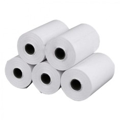 Set Rola Hartie Termica, Zamo&reg;, 57x30mm x 5m, pentru Imprimanta Termica Portabila, Alba, 5 buc