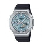 Casio G-Shock GBM-2100A-1A2ER Ceas Bărbați Tough Solar Bluetooth Analog Digital Cadran Albastru Curea Neagră 200m