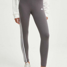 adidas colanti femei, culoarea gri, cu imprimeu, IR5350