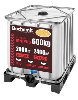 Solutie ignifugare lemn Bochemit Antiflash 600kg transparent B-s1 d0,C-s1 d0 foto