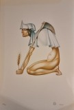 Jules Perahim, L Alphabet &ndash; The Good Harvest / Mem &ndash; litografie originala