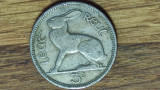 Irlanda - moneda de colectie - 1/2 reul = 3 penny / pingine 1942 -an rar- superb, Europa