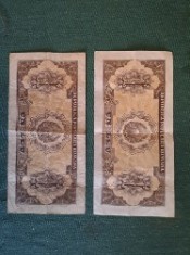 2 banconte 1 leu- 1952