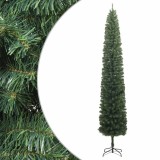 vidaXL Brad de Crăciun slim cu suport, 300 cm, PVC