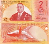 TONGA 2 Pa&#039;anga, 2023, UNC - Bancnota Ne流通лата