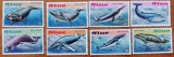 NIUE(COOK ISL)-FAUNA MARINA-PESTI:BALENE -DELFINI-serie completa 8valori-MNH-NESTAMPILATA, Nestampilat