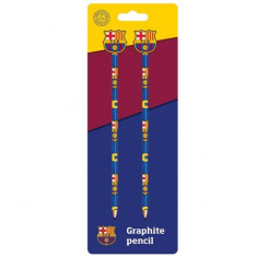 Set 2 creioane grafit cu radiera FC Barcelona foto