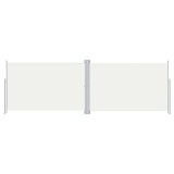 Cumpara ieftin Copertina laterala retractabila, crem, 200x600 cm