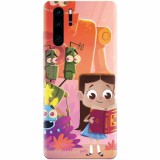 Husa silicon pentru Huawei P30 Pro, Children Kids Robots Illustration Colorful K