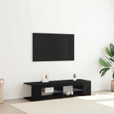 VidaXL Cabinet TV Negru 135 x 39 x 30 cm Lemn compozit