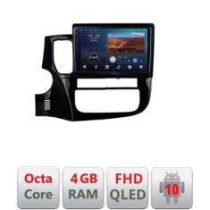 Navigatie Mitsubishi Outlander 2014- B-1230 Android Ecran QLED octa core 4+64 carplay android auto KIT-1230+EDT-E310V3 CarStore Technology