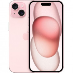 Telefon mobil Apple iPhone 15, 512GB, 5G, Pink