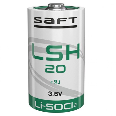 Baterie Litiu Saft 3.6V LSH20 13000mAh, Dimensiuni 33.5 x 61.5 mm Bulk foto